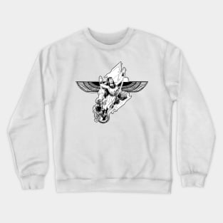 Flying woman Crewneck Sweatshirt